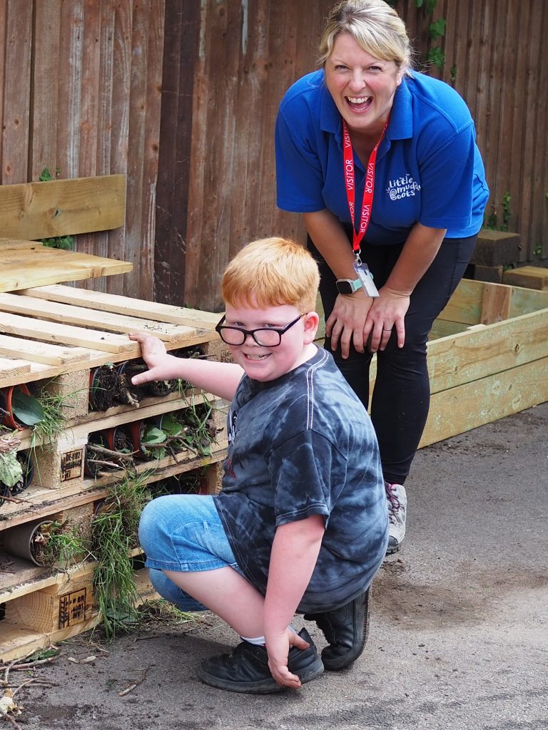 A fun day creating bug hotels 
